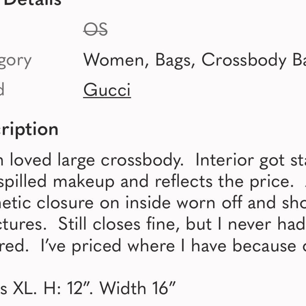 Gucci Beige and Brown GG Crossbody Bag_Asis sale. No cancellations or refunds. - Picture 6 of 16
